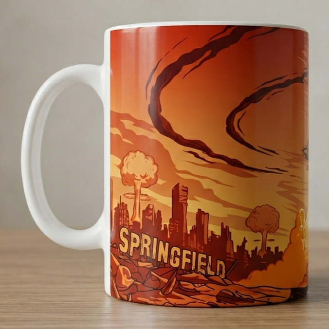 Taza Milhouse Los Simpsons - Regalo para Fans de Springfield | CAFFIVERSO