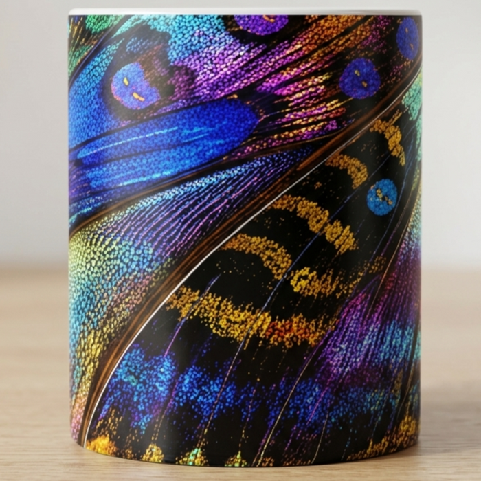 Taza Alas de Mariposa - Arte y Color en tu Desayuno | CAFFIVERSO