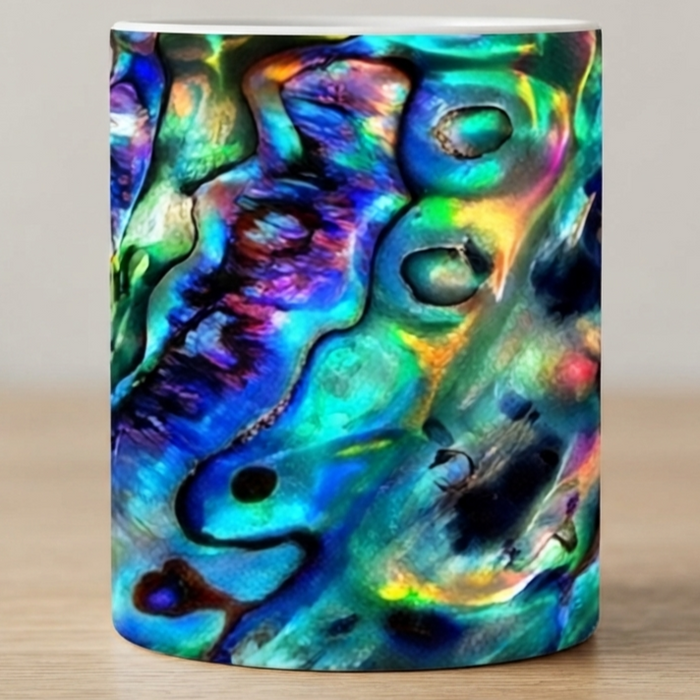 Taza Abalone - Los Reflejos del Mar en tu Mesa | CAFFIVERSO