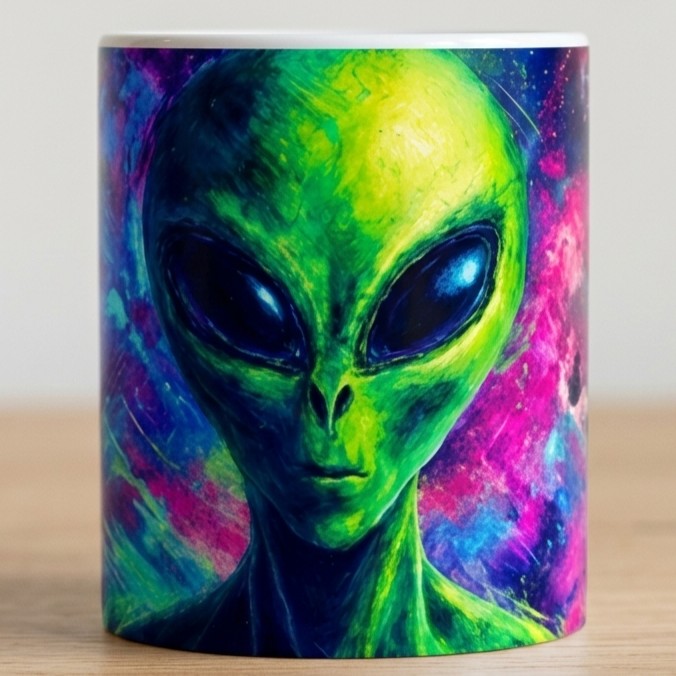 Taza Alien - Terror en el Espacio | CAFFIVERSO